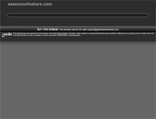 Tablet Screenshot of essenceofnature.com